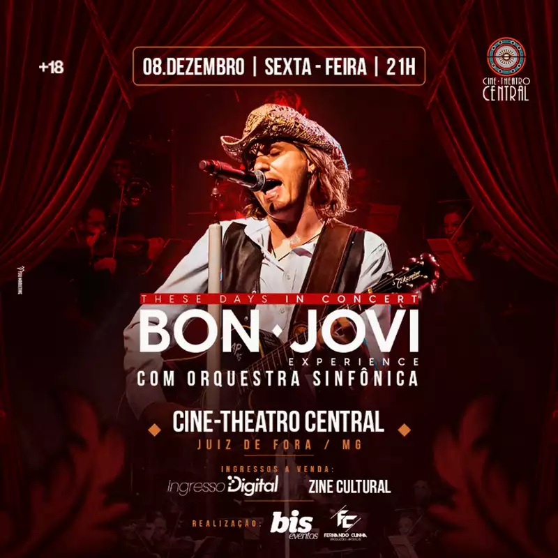 The Days in Concert - Bon Jovi Experience com Orquestra Sinfônica em Juiz de Fora